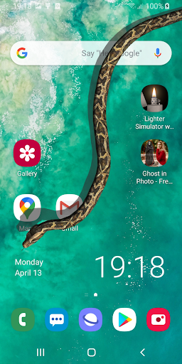 Snake on Screen Hissing Joke Screen 3