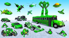 Army Bus Robot Bus Game 3Dのおすすめ画像1