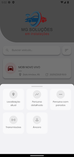 MG Soluções de Rastreamento Screen 2