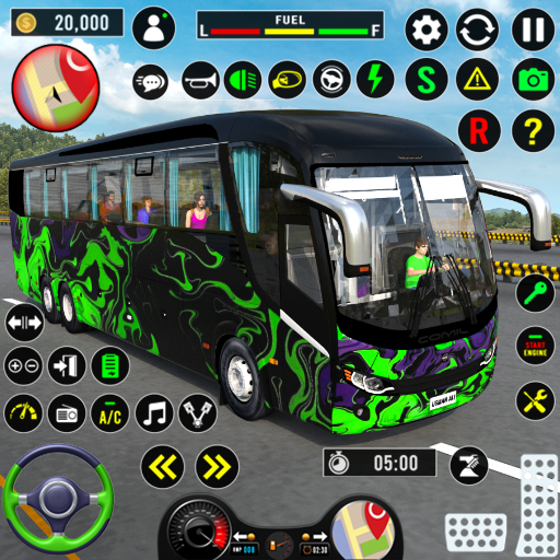 Classic bus simulator games 3d