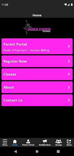 Dance Fusion Studios Screen 2