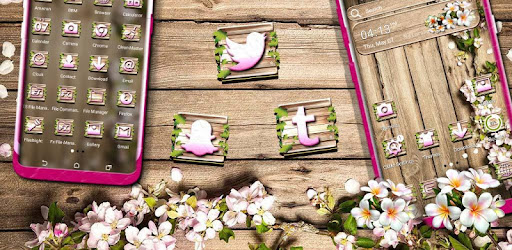 Wooden Flower Vine Theme