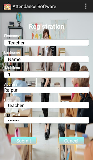 Attendance Software Screen 3