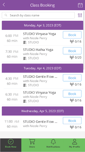 Hourglass Yoga Screen 2