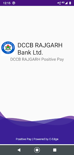 Android application DCCB RAJGARH Positive Pay screenshort