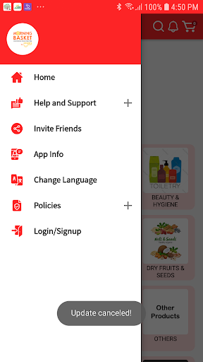 Morning Basket Home Delivery Screen 3