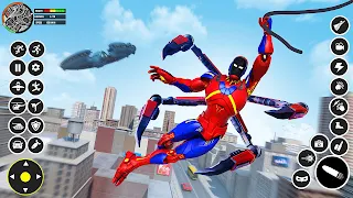 Spider Rope Flying Robot games - Screenshot 2
