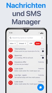 ViewCaller Anrufer-ID & Sperre Screenshot