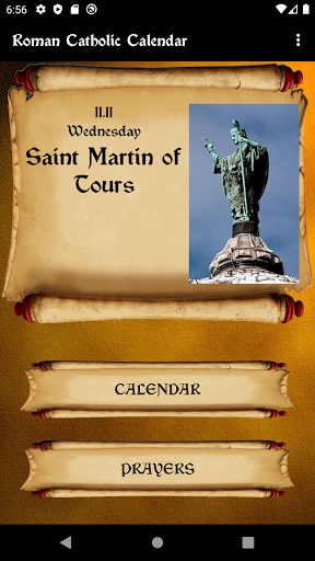 Android application CATHOLIC CALENDAR screenshort