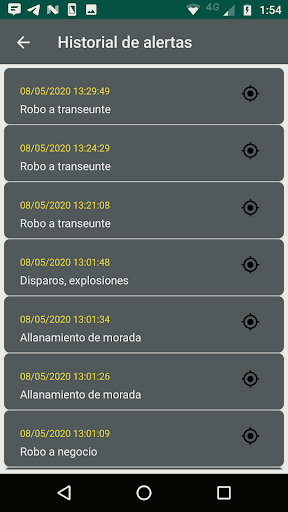 Alertas vecinales 911 Screen 3