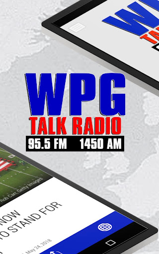 Screenshot of WPG Talk Radio 95.5 (WPGG)