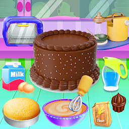 케이크 제조기 요리 베이커리 아이콘 이미지