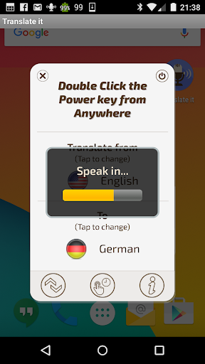 Voice translator Translate it