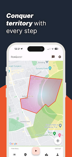 Android application RunQuest screenshort