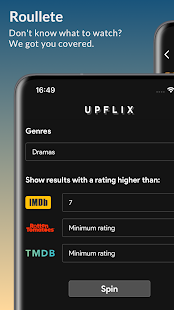 Upflix - Streaming Guide Screenshot