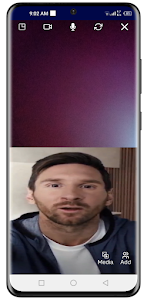 Leo Messi fake video call