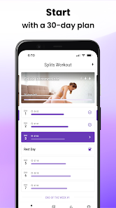Captura de Pantalla 2 Do the Splits in 30 days android