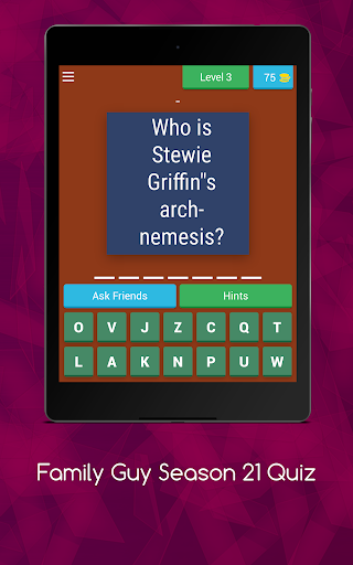 Family Guy Season 21 Quiz