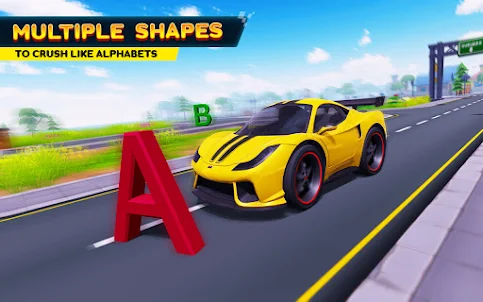ABC Alphabet Crash Car Driving