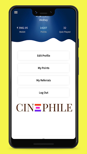 Cinephile Quiz App Screen 2