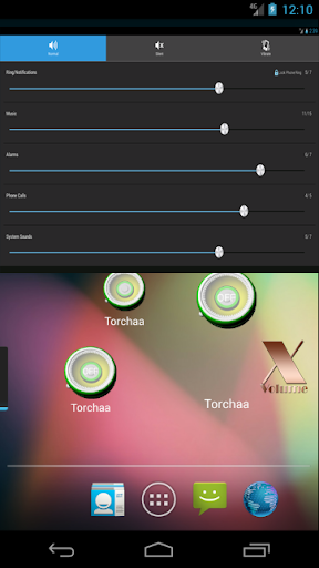 volumeX (Volume Control) Screen 3