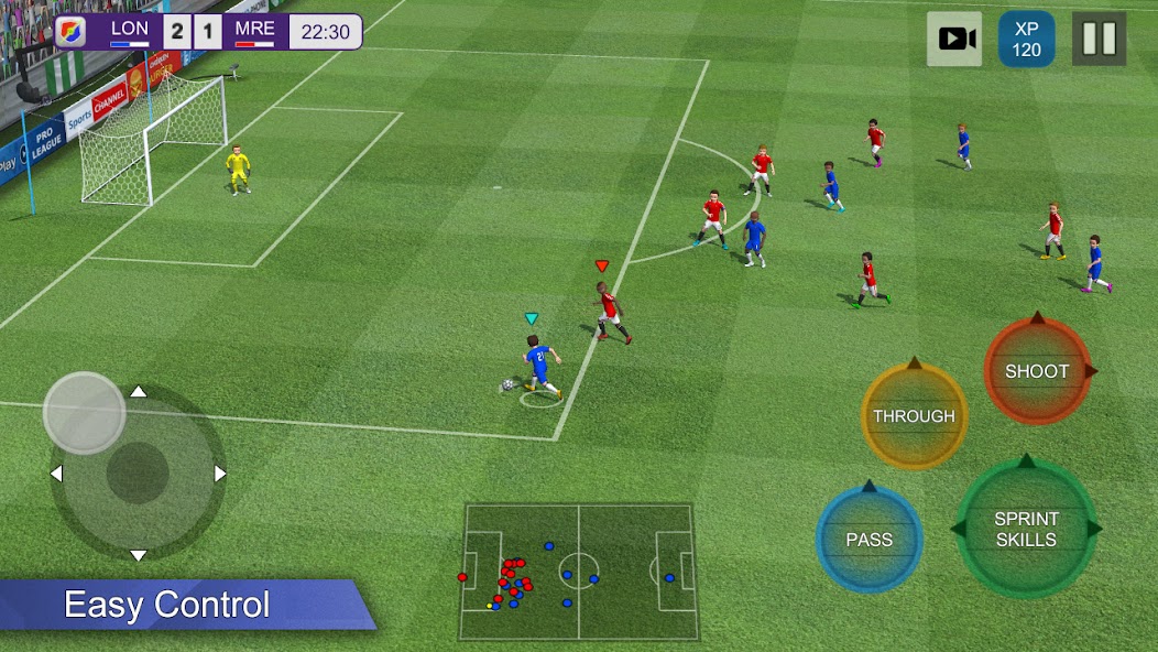 Pro League Soccer 1.0.43 APK + Mod (Unlimited money) untuk android