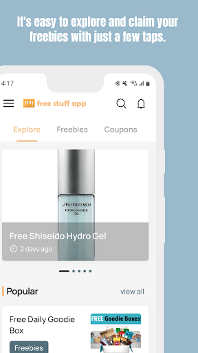 Android application Free Stuff App screenshort