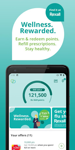 Android application Be Well screenshort