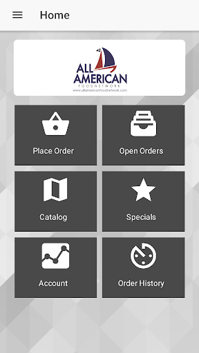 Android application All American Food Network App screenshort