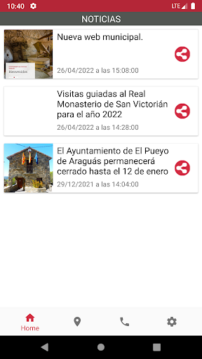 Ayto de El Pueyo de Araguás Screen 2