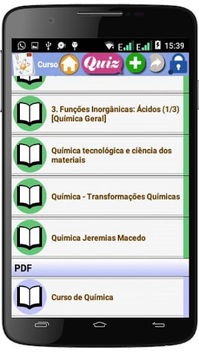 Curso de Química (português) Screen 3