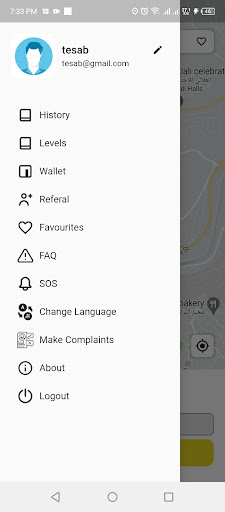 Private Car User Screen 3