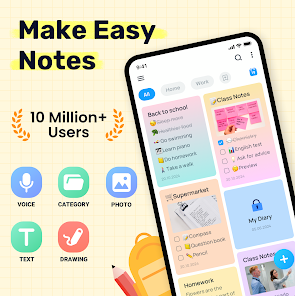 Easy Notes - Note Taking Apps 1.2.33.0409 APK + Mod (Unlocked / VIP) for Android