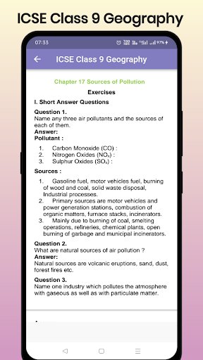 ICSE Class 9 Geography