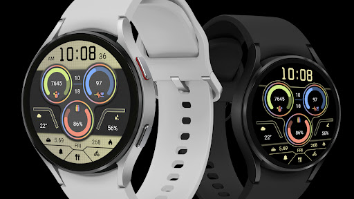 Retro Colored Round For WearOS Screenshot 4 - AppWisp.com