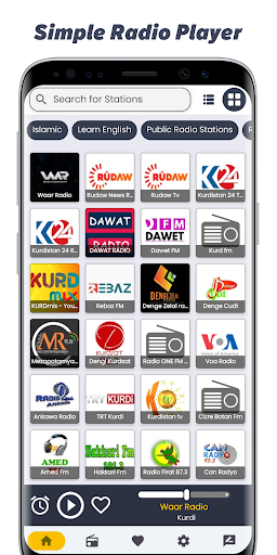 Kurdish Radios - Live Stations Screen 3