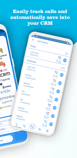 Call Tracker for CRM Screen 2