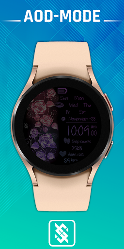 BFF39 - Neon Art Flower Rose Screen 2