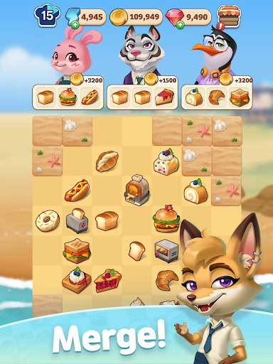 Screenshot of Anipang Merge