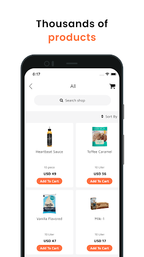 Android application Quickxi Grocery screenshort