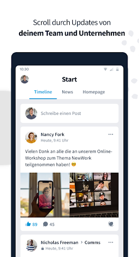 Sennheiser Group Backstage ekran görüntüsü