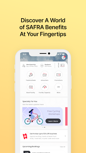 Android application SAFRA screenshort