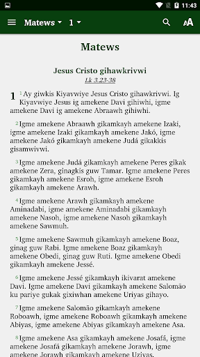 Android application Palikur Bible screenshort