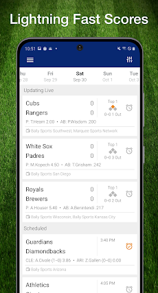 Scores App: MLB Baseballのおすすめ画像1
