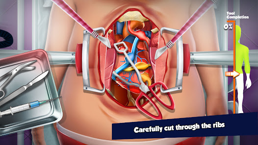 Screenshot 1 Open Heart Surgery Doctor Game android