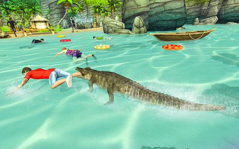 Hungry Wild Crocodile Attack3D