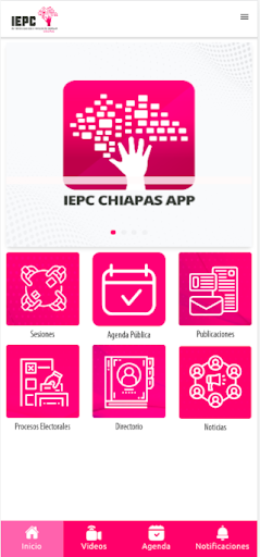 Android application IEPC Chiapas App screenshort