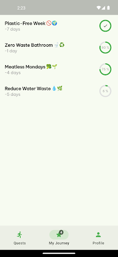 Eco Quest (for green heroes) Screen 3
