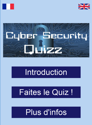 Android application Cybersecurity Quizz screenshort