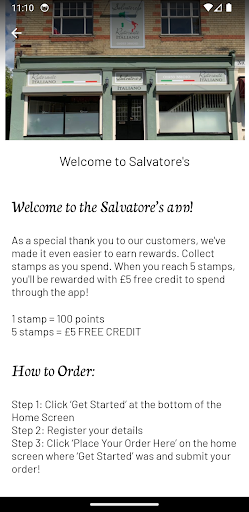 Salvatore’s Ristorante Screen 3